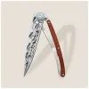 Nůž Deejo 1CB071 Tattoo 37g Coral wood Wild horses