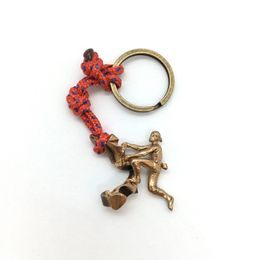 Přívěsek na klíče Sampaoli Climber On Beam bronze