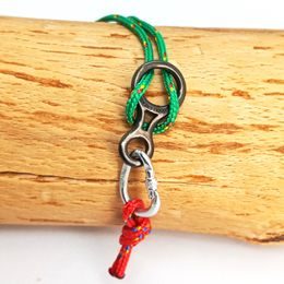 Přívěsek Sampaoli Carabiner & Eight BR-RH-RU red-green