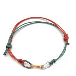 Náramek Sampaoli Mini Express BR-RH-GO-RU green&red