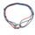 Přívěsek Sampaoli Carabine Camp Atom Lock BR-SI black screw blue&red