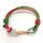 Náramek Sampaoli Alpin Express BR-RH-GO-RU green&red