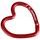 Munkees Karabina srdce - red
