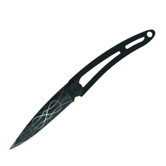 Nůž Deejo 7gn126 Tattoo Naked black 15g Infinity