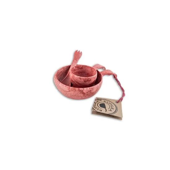 Set Kupilka Junior miska 330ml + kuksa 120ml + spork 165 cranberry (red)