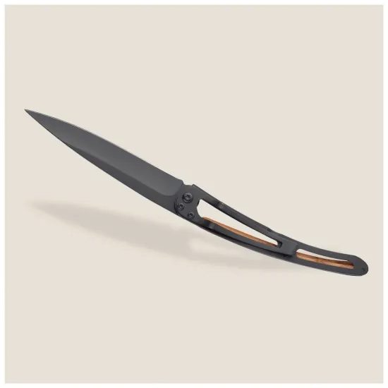 Nůž Deejo 1GB116 Tattoo black 37g Juniper wood Ski