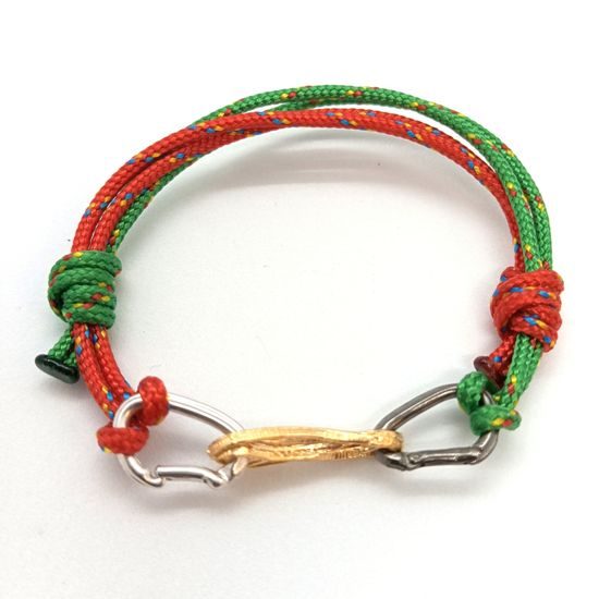 Náramek Sampaoli Alpin Express BR-RH-GO-RU green&red