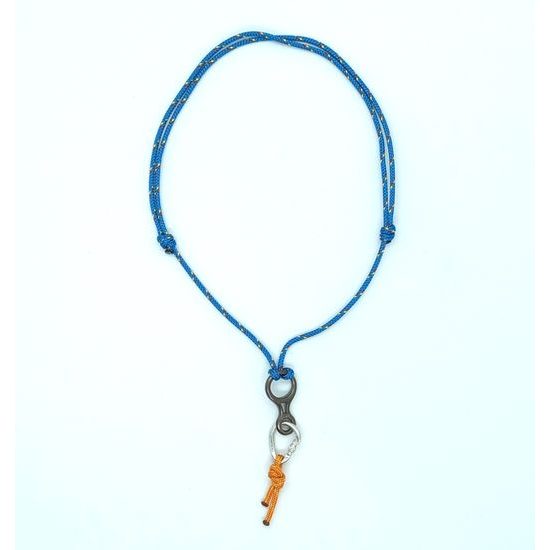 Přívěsek Sampaoli Carabiner & Eight BR-RH-RU yellow-blue
