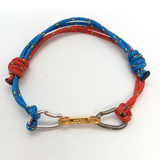 Náramek Sampaoli Express BR-RH-GO-RU blue&red