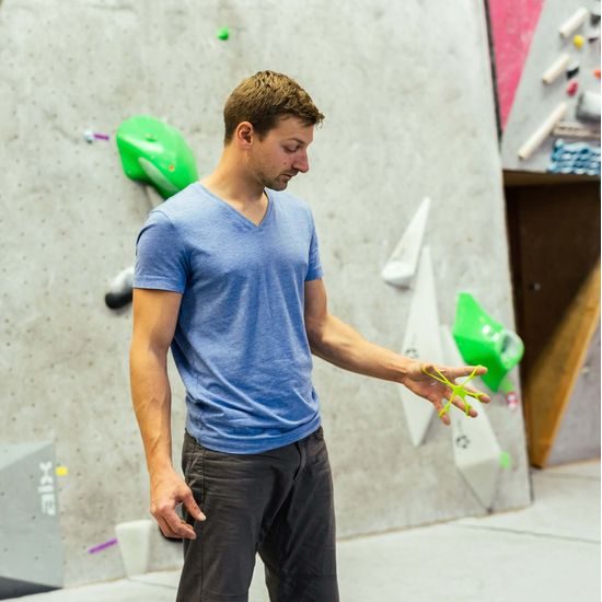 Rozehřívač prstů YY Vertical Alien green (easy)