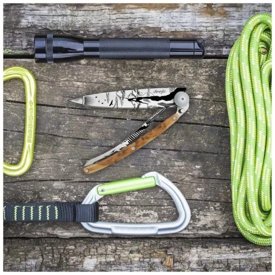 Nůž Deejo 1CB031 Tattoo 37g Juniper wood Climbing