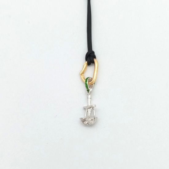 Přívěsek Sampaoli Friend BR-GO-RH green enameld black sling
