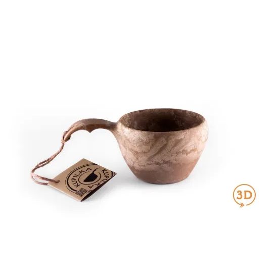 Set Kupilka Kuksa 370ml Large + spork 205 Original (brown)