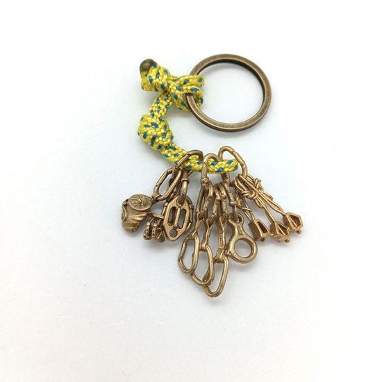 Přívěsek na klíče Sampaoli Set Modern Climbing bronze