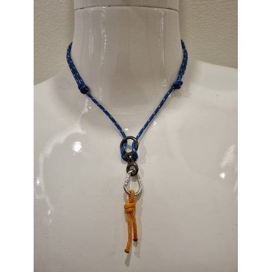 Přívěsek Sampaoli Carabiner & Eight BR-RH-RU yellow-blue