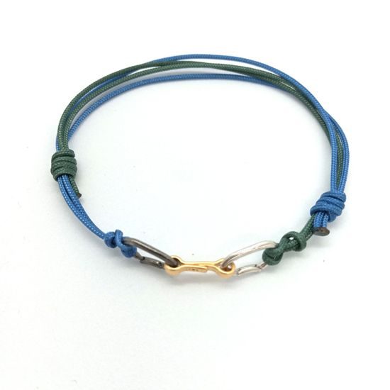 Náramek Sampaoli Mini Express BR-RH-GO-RU blue&green