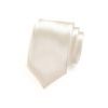 Herren hochglänzende cremige Krawatte