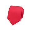 Červená pánská kravata s jemnou strukturou