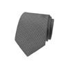 Šedá kravata se strukturou