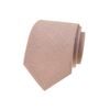 Leinenkrawatte in Puderrosa
