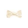 Fénylő krémszínű, mintás, megkötős férfi csokornyakkendő