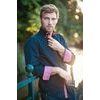 Cămașă Slim Fit, mânecă lungă Neagră