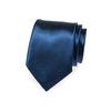 Тъмно синя лъскава вратовръзка