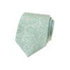 Férfi nyakkendő zsályazöld színben