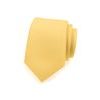 Matowy żółty krawat