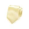 Krawatte gelb glatt