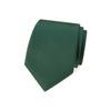 Tmavě zelená matná kravata