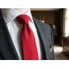 Matná červená kravata