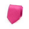 Męski krawat w kolorze fuksji matowym