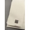 Herren Hemd SLIM beige mit schmalem Streifen