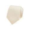 Matná smotanová kravata pre mužov