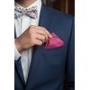 Sötét rózsaszín színű díszzsebkendő