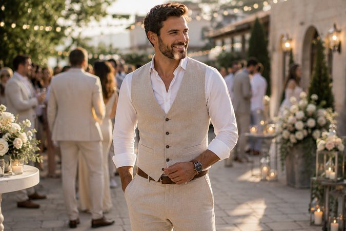 Elegancja na wesele bez garnituru