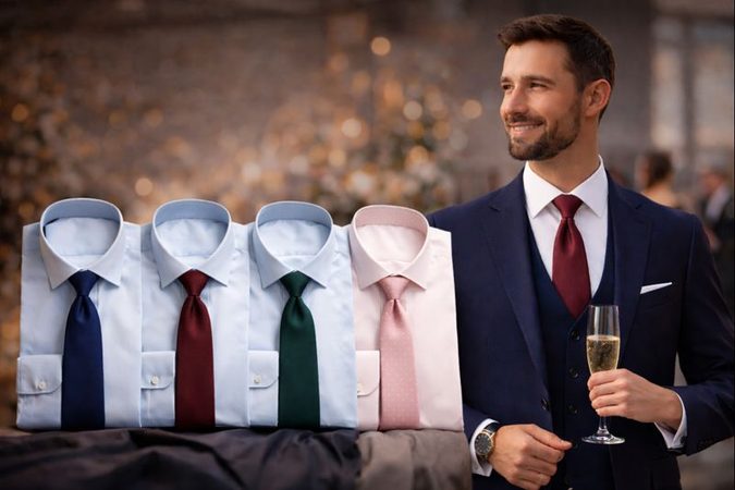 Akú vybrať kravatu k modrému obleku