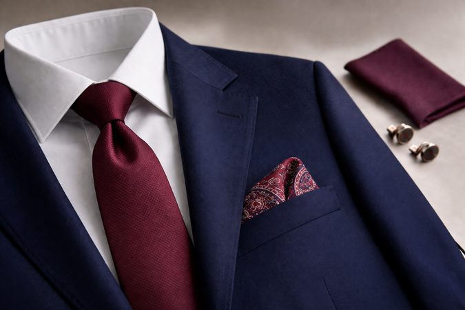 Welche Krawatte zum dunkelblauen Anzug