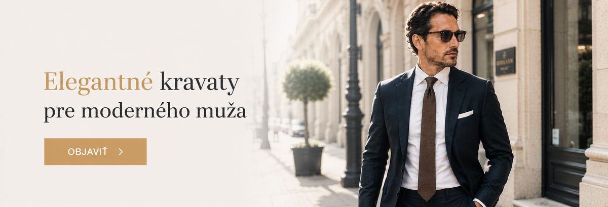 Elegantné pánske kravaty pre moderných mužov