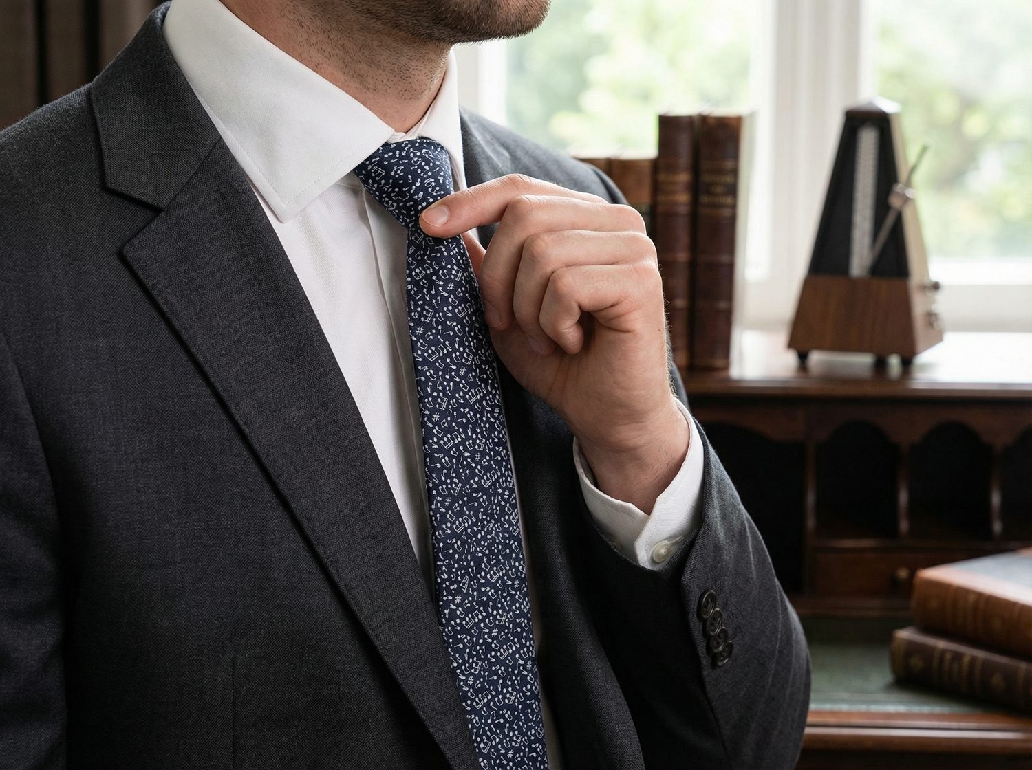 Вратовръзка с музикален мотив