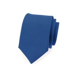 Blaue Herren Krawatte mit matter Oberfläche