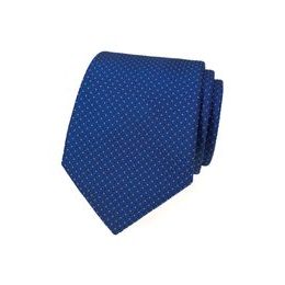 Blaue Krawatte mit kleinen Punkten