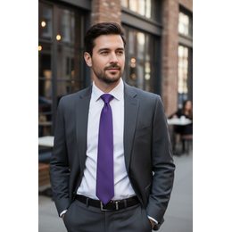 Červená kravata s bordó prúžkami