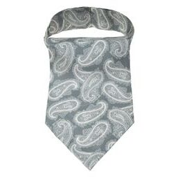 Eșarfă cravată Ascot cu model gri