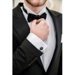 Hranaté manžetové knoflíčky s bleděmodrým kamenem