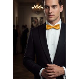 Biely motýlik s vreckovkou a lesklými prúžkami