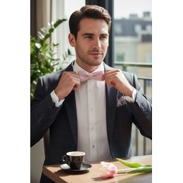 Синя тъмна матова папийонка