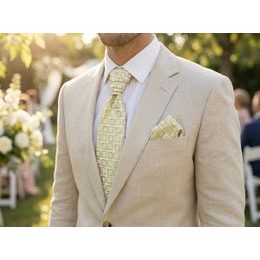 Matte weiße Hochzeitskrawatte