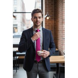 Matt türkis Herren Krawatte